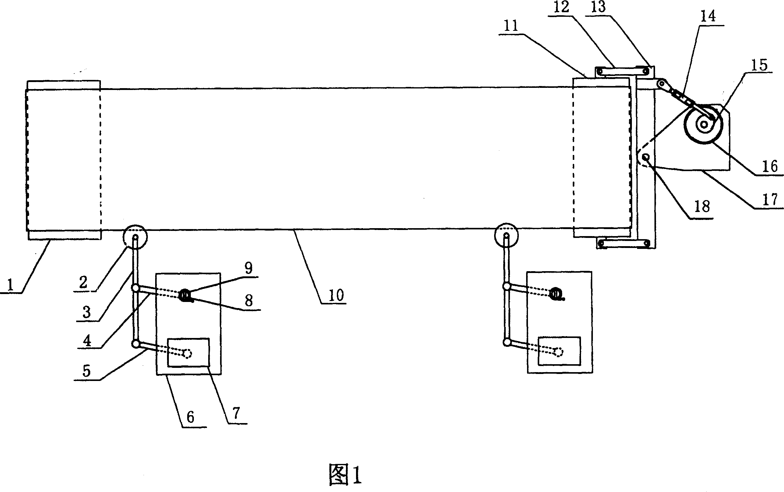 Automatic error correcting system of short leather belt and its method