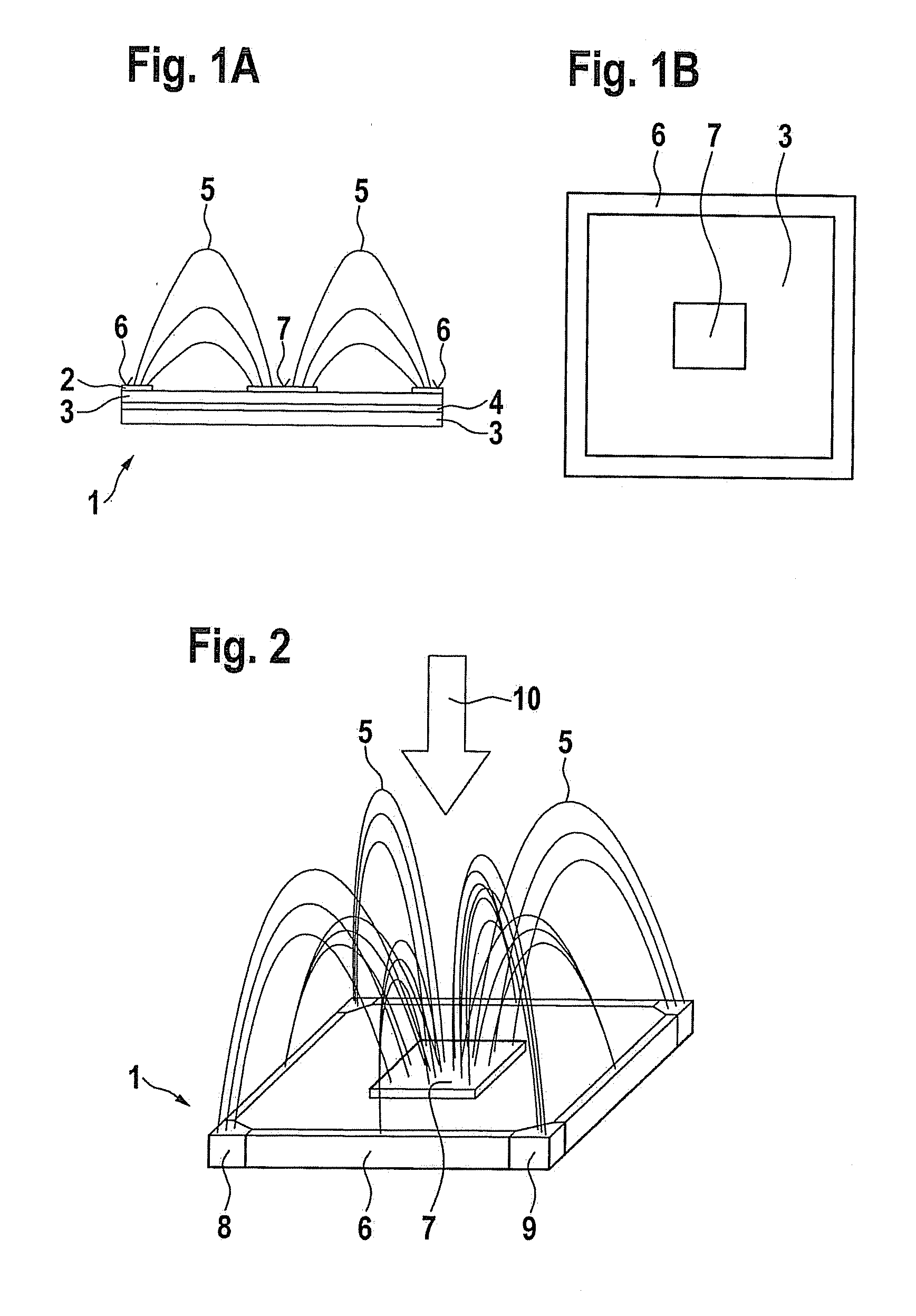 Sensor system for monitoring surroundings on a mechanical component and a method for activating and evaluating the sensor system
