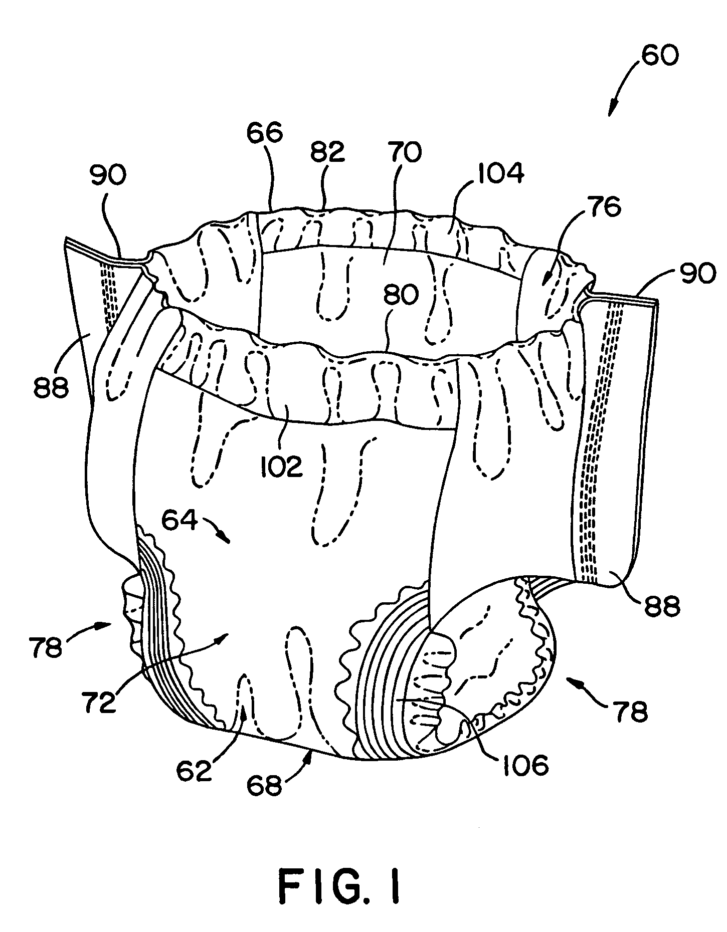 Folded absorbent product