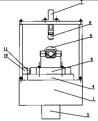 Automatic drilling device for universal joint pin type cardan joint