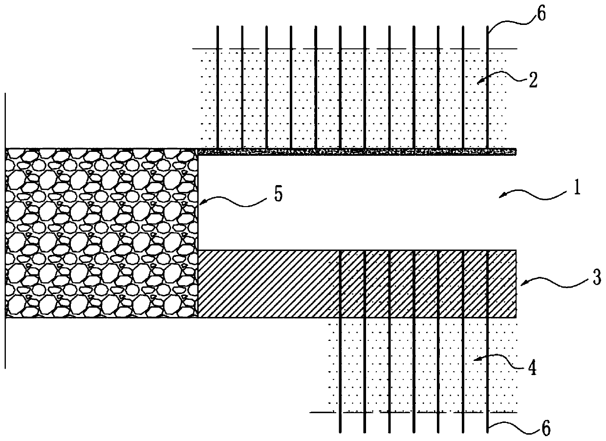 Radial pre-grouting method before excavation of the lower steps of tunnels in confined water strata