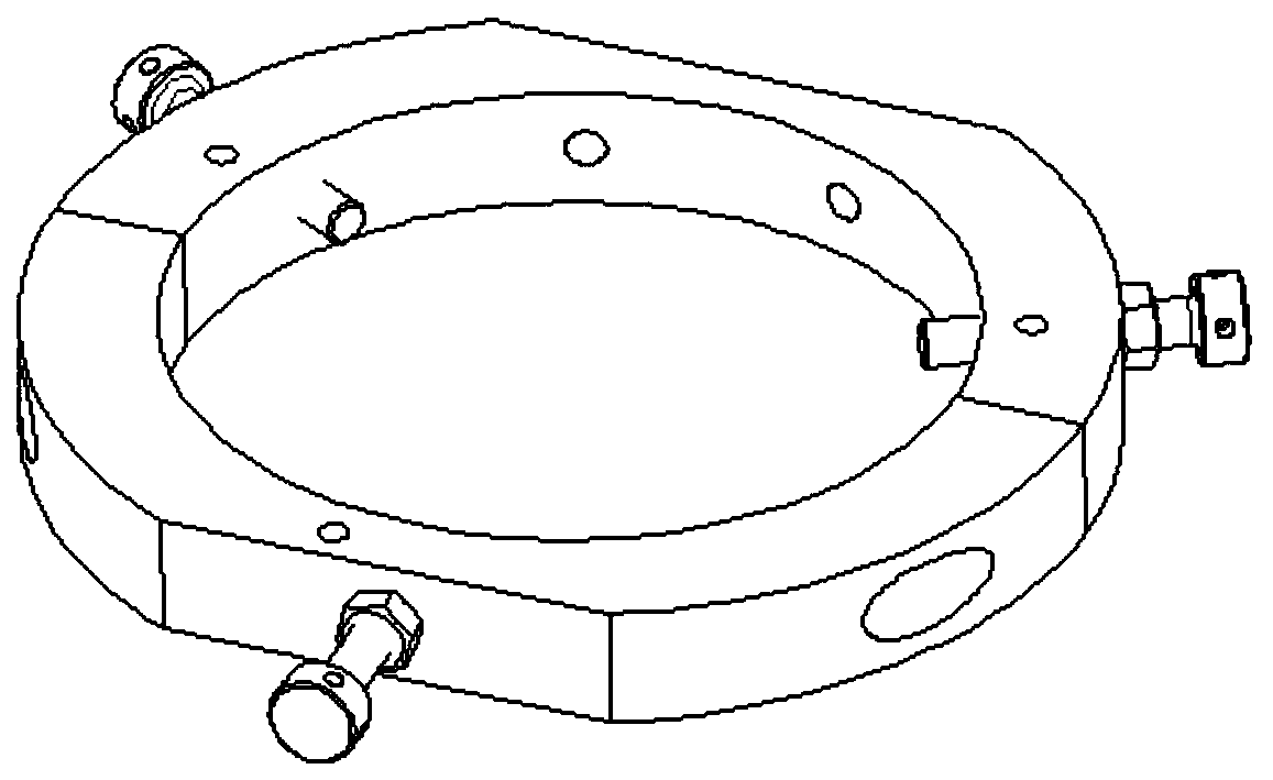 Locking device of co2 laser tube and optical equipment for installing the locking device