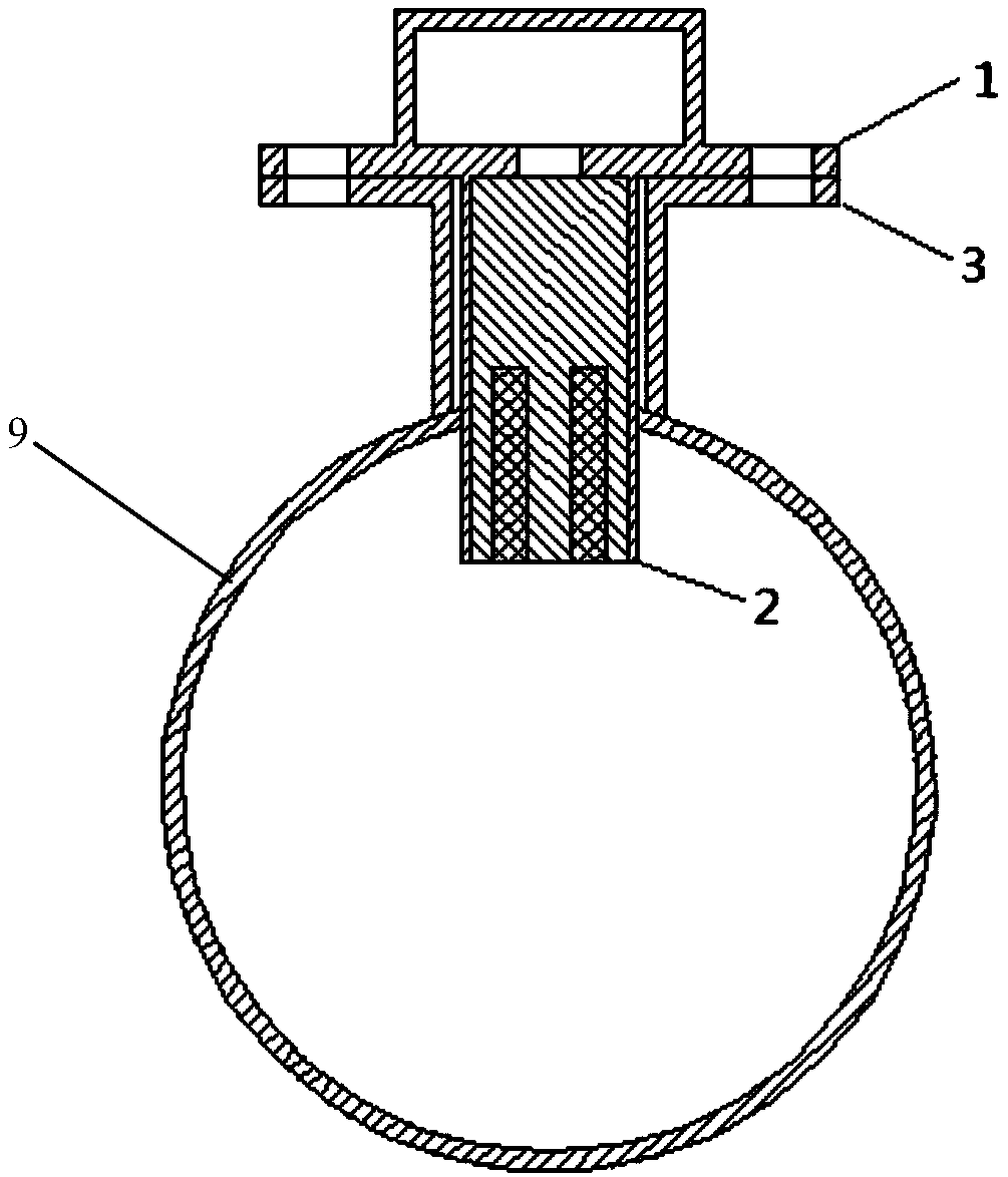 Device and method for measuring breakage rate of inner wall coating of pipeline