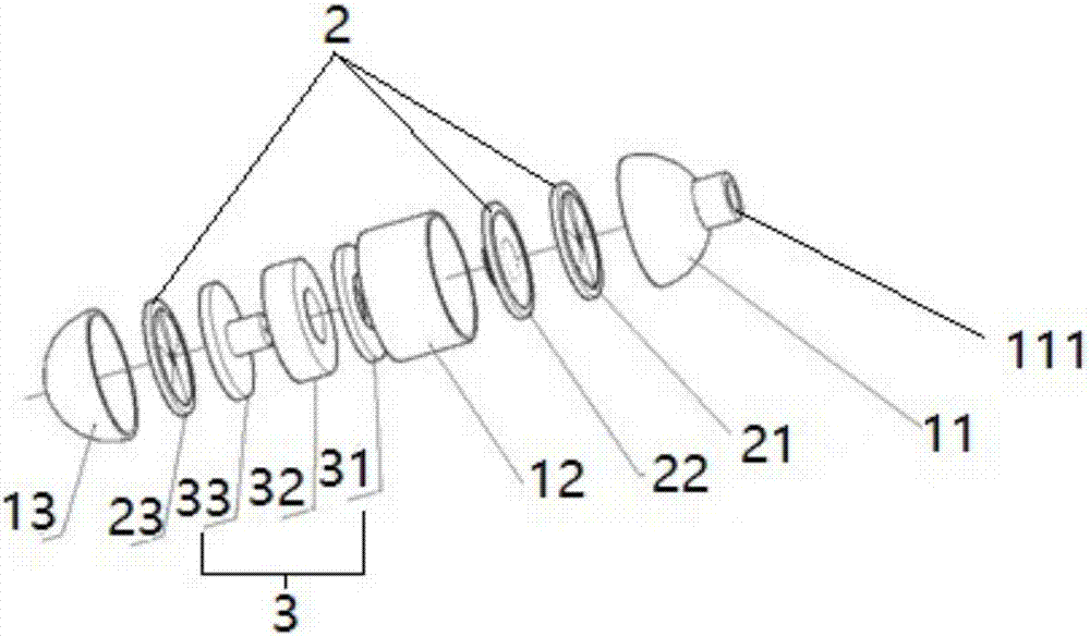 Horn with acoustic cavity