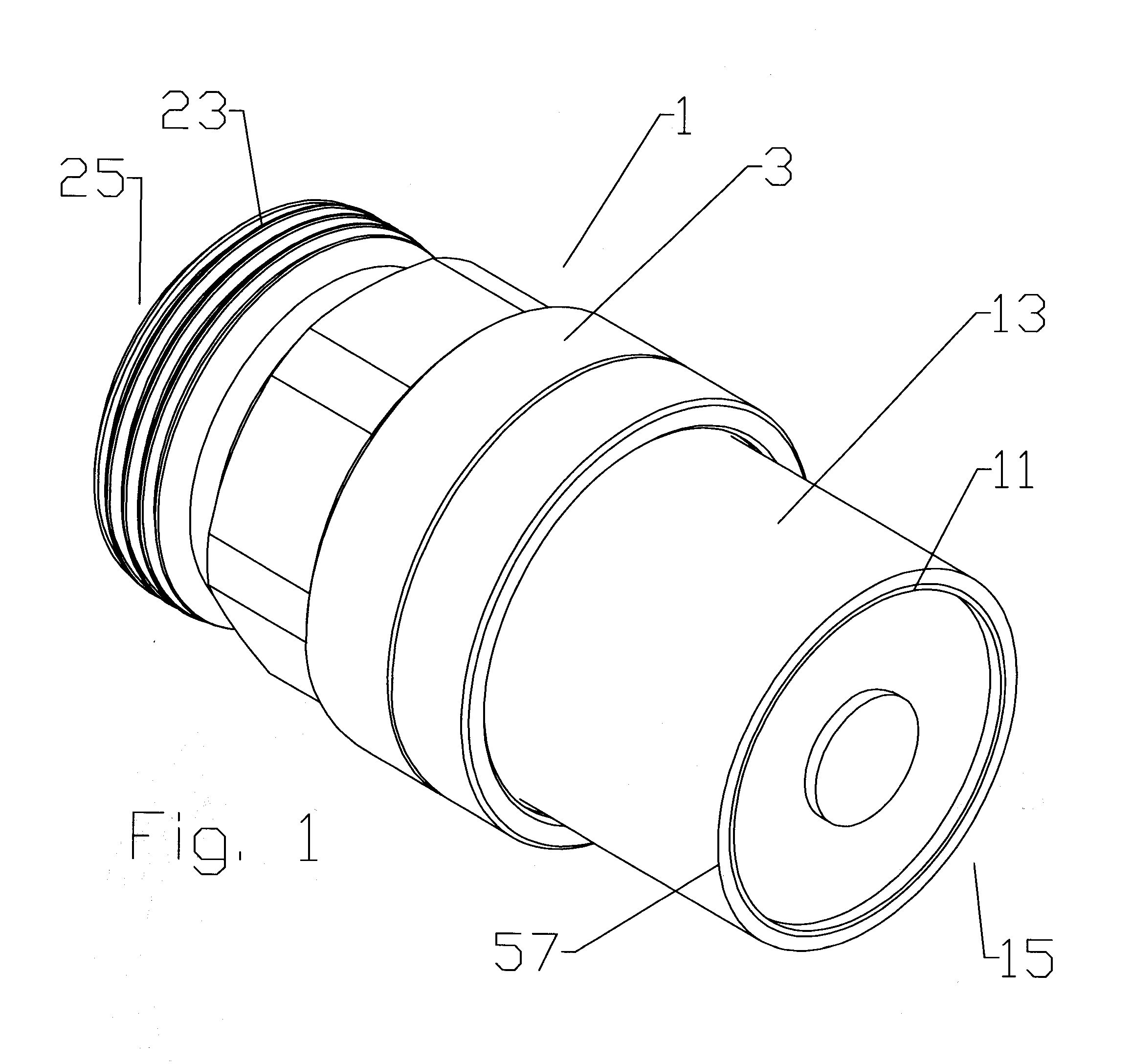 Anti-rotation Coaxial Connector