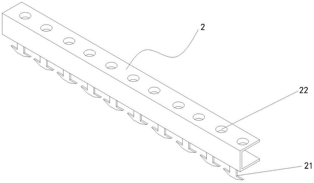 Novel mounting structure for enameled ceiling