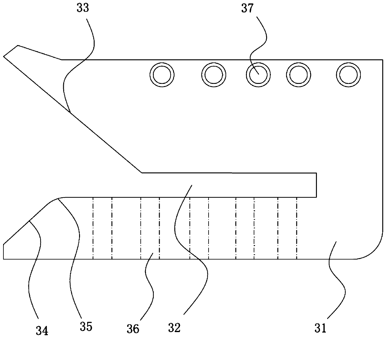 Sealing structure of air pre-heater, rotary air pre-heater and boiler