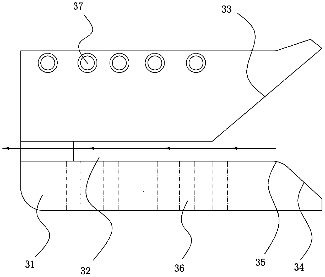 Sealing structure of air pre-heater, rotary air pre-heater and boiler