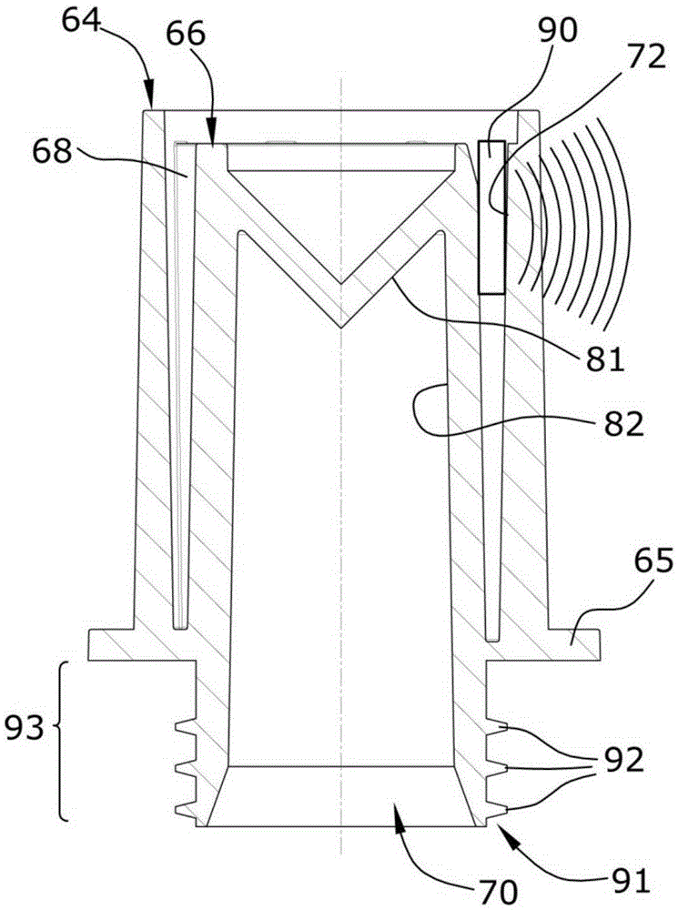 Nephelometric turbidimeter vial arrangement