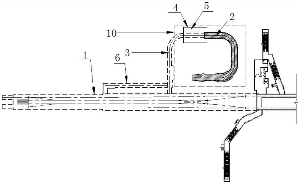 Zigzag inclined shaft construction structure suitable for underground excavation of subway station in offshore downtown area