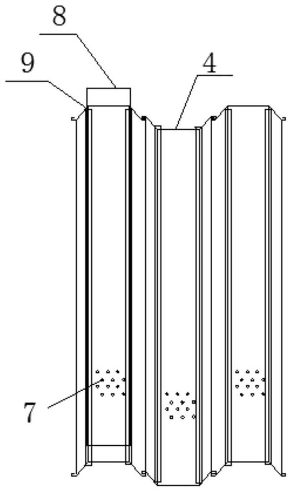 Zigzag inclined shaft construction structure suitable for underground excavation of subway station in offshore downtown area