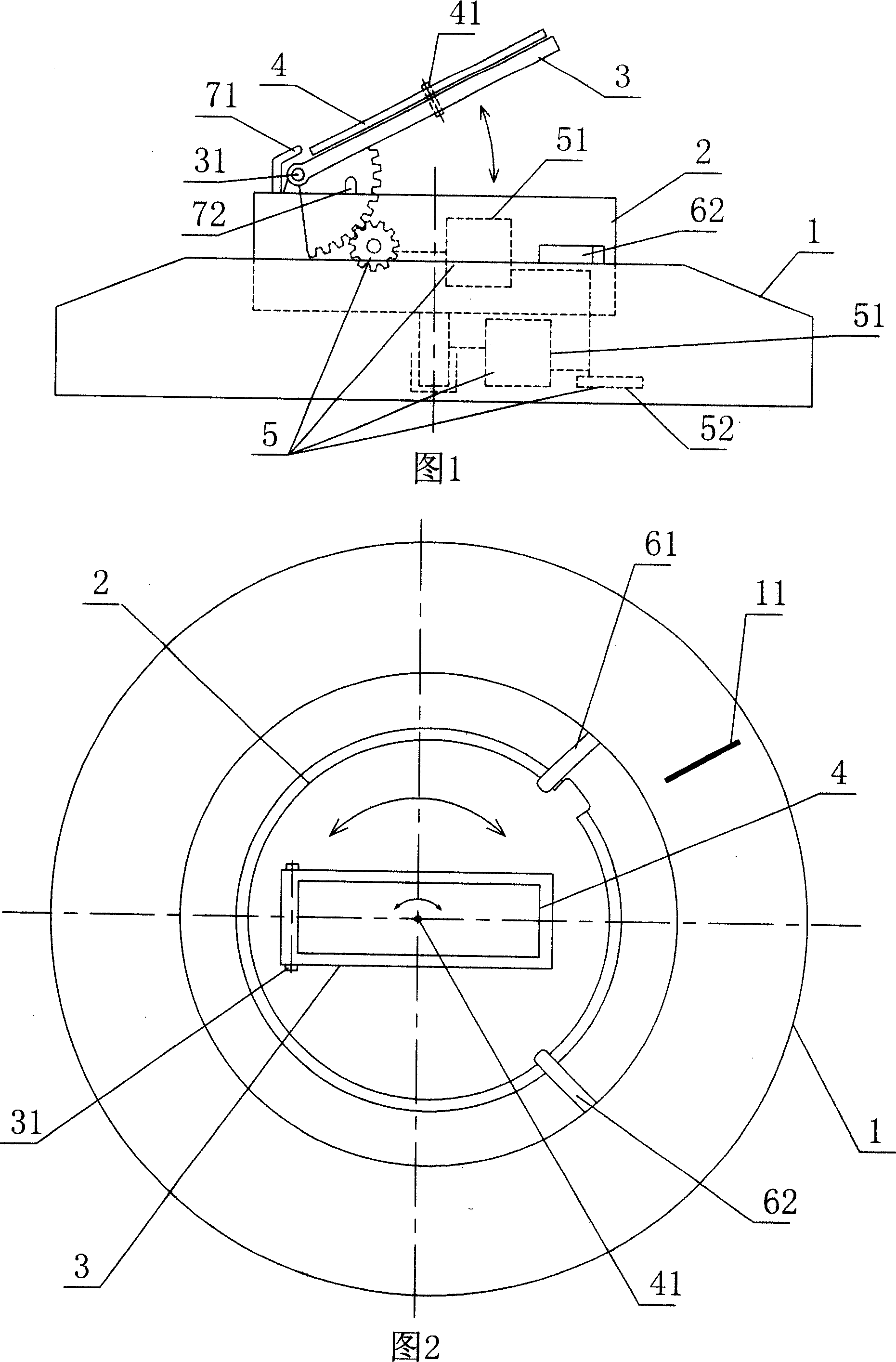 Automatic satellite searching method and automatic satellite searching device for the same