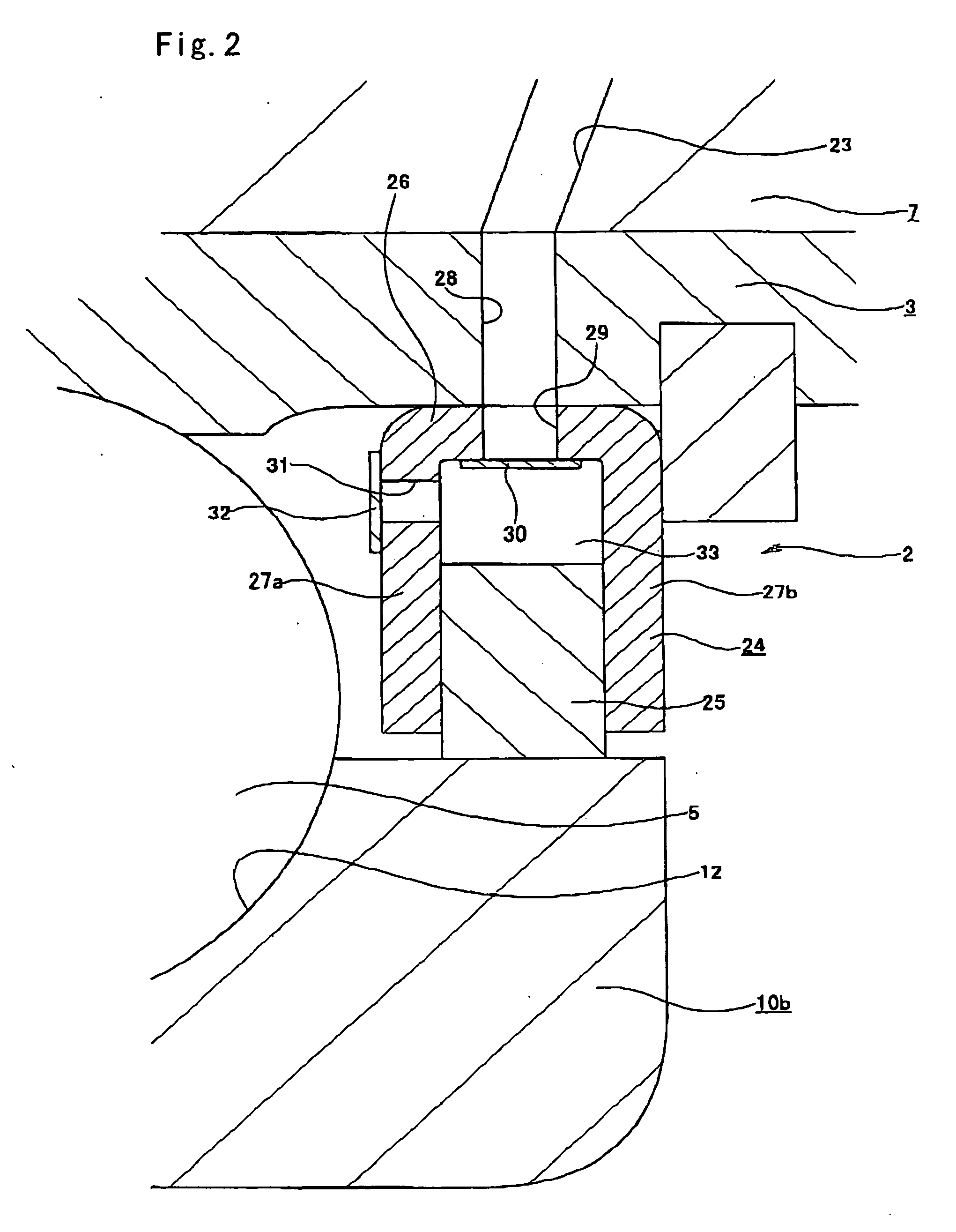Rolling bearing unit for supporting a wheel with an air compressor