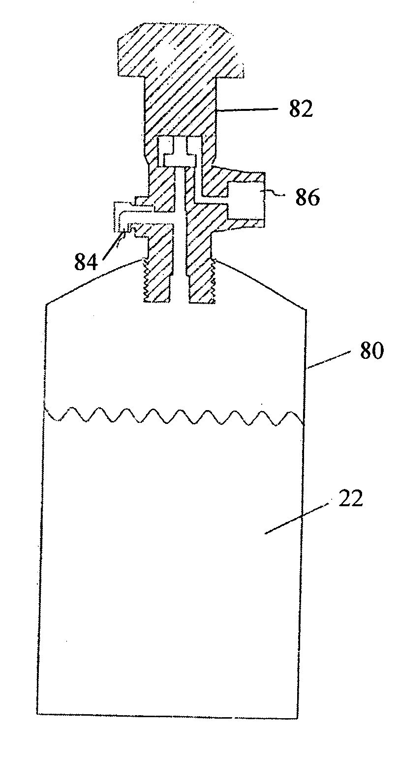 Fluid storage and purification method and system