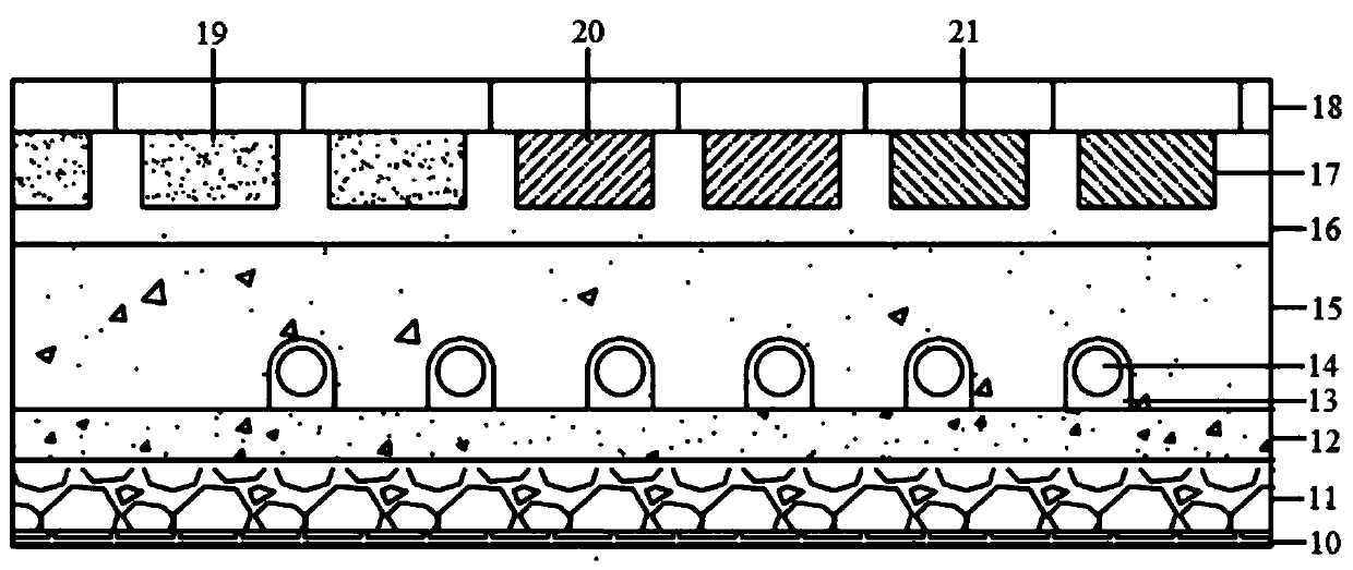 Cascade energy-storage type air source heat pump direct-condensation floor heating system