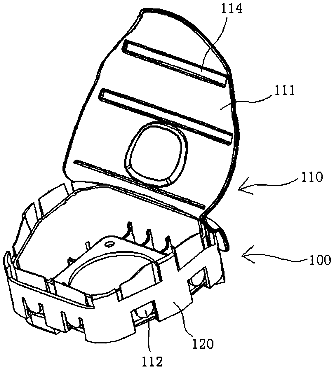 Airbag cover plate and steering wheel airbag device including the cover plate