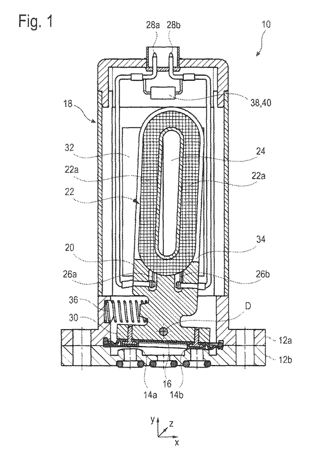 Valve device with a valve based on an electrodynamic actuator and method for controlling a valve with an electrodynamic actuator