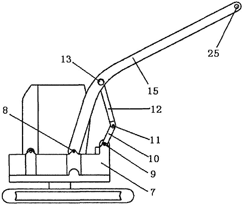 Mechanical electric excavation mechanism