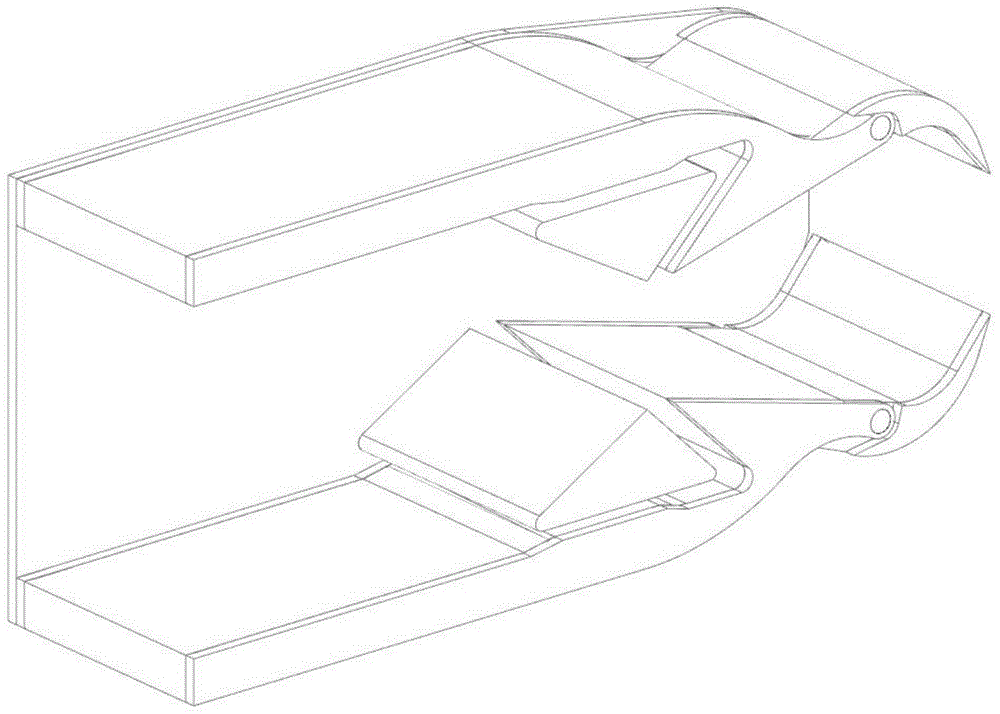 Bypass passive double-throat vectoring nozzle with reverse thrust function