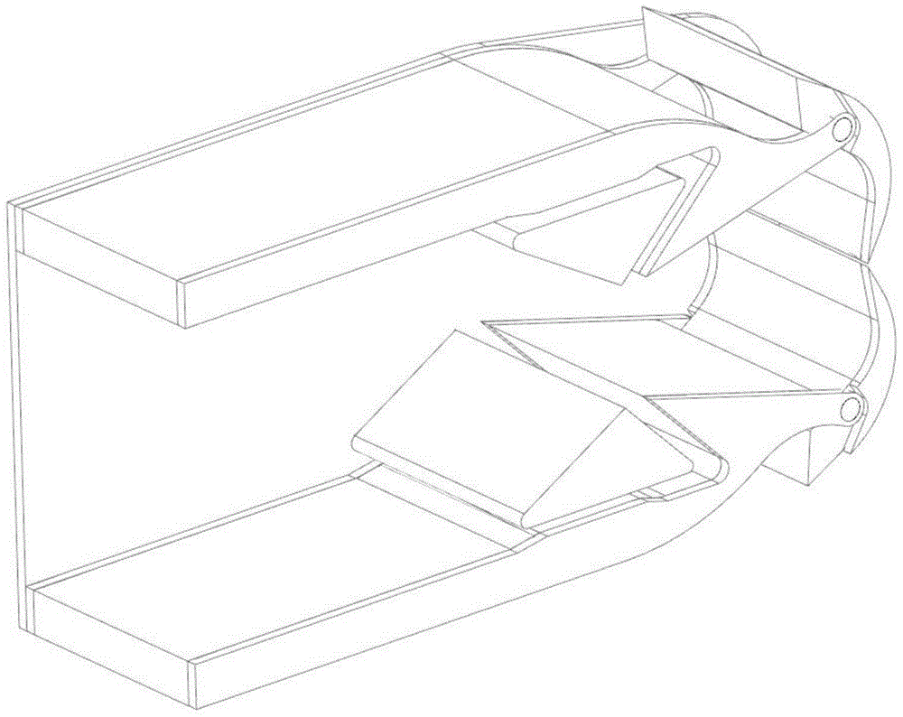 Bypass passive double-throat vectoring nozzle with reverse thrust function