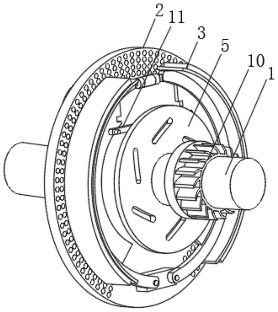 Drum brake with cooling function