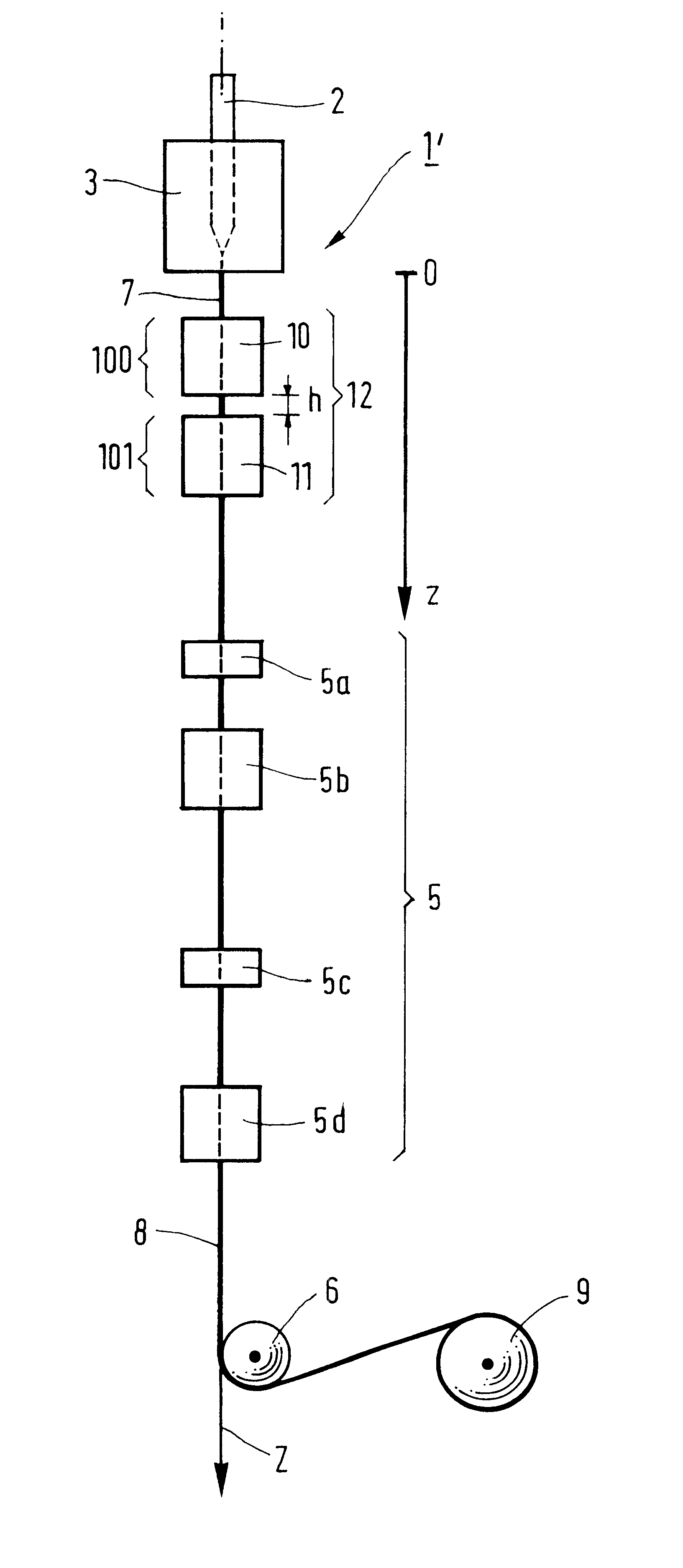 Method of cooling an optical fiber while it is being drawn