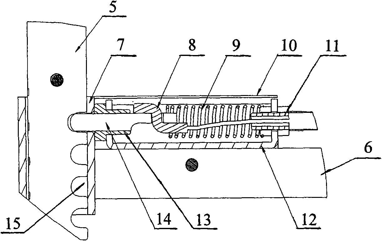 Heightening and locking mechanism of rotavator
