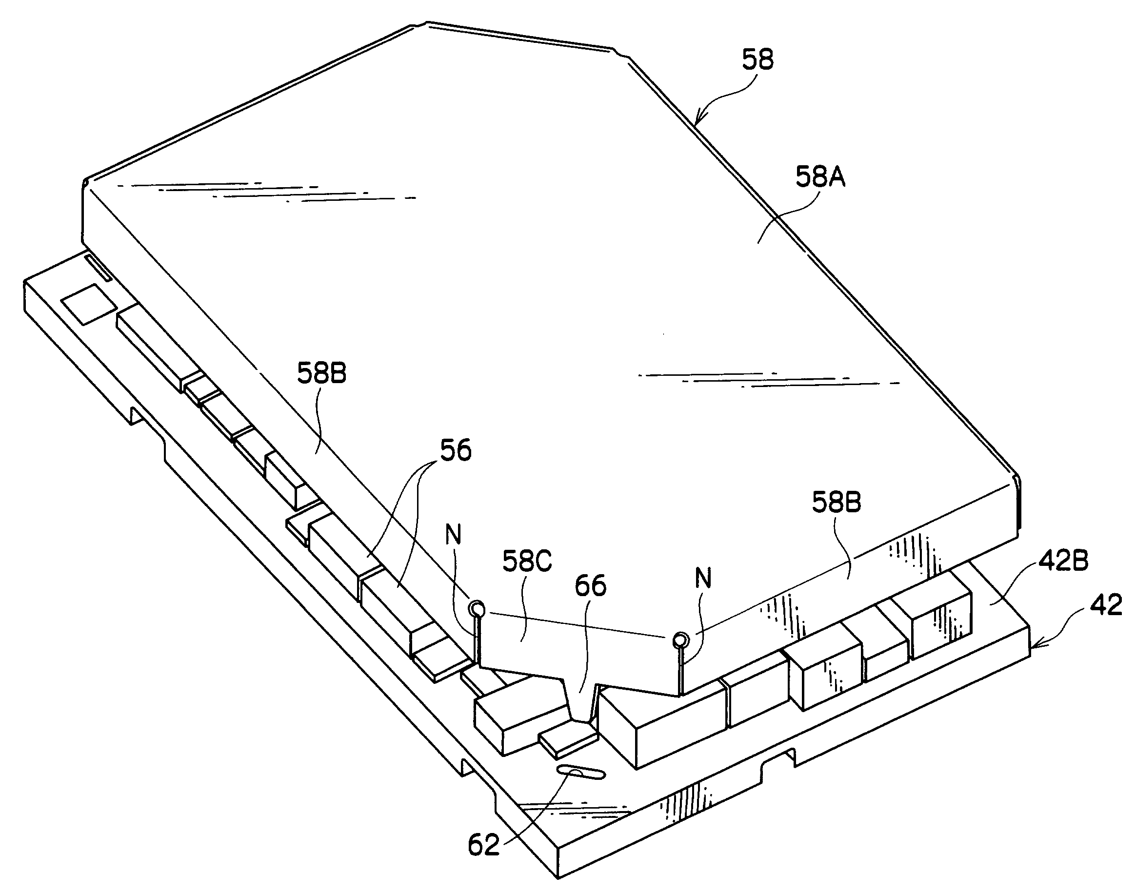 Structure And Method For Attaching Shield Case To Circuit Board, Electronic Component Module And Portable Telephone