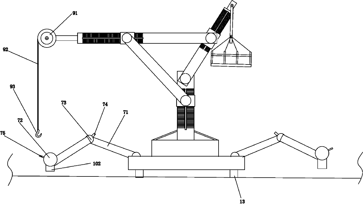 a mobile crane