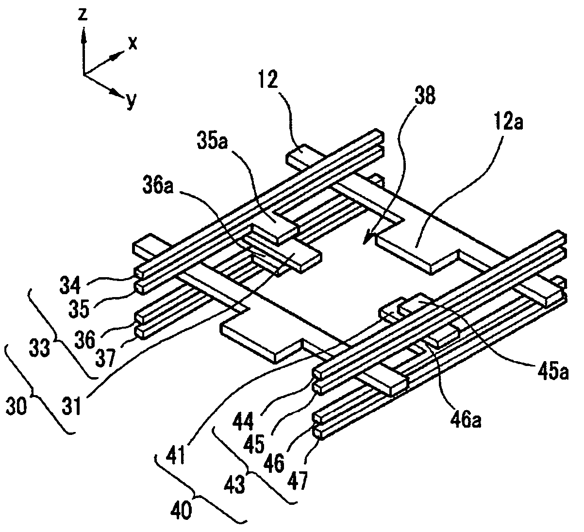 Plasma display panel (PDP) having improved electrodes structure