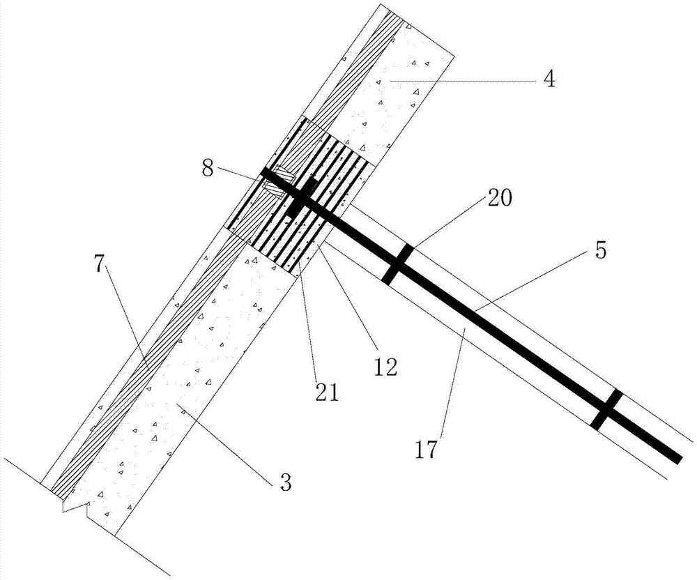 Construction method of composite ecological slope protection with assembled anchor rod arch skeleton