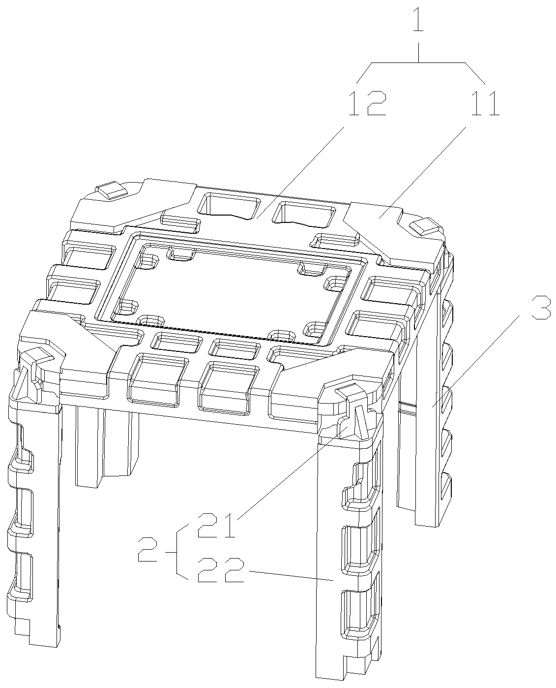 Protective assembly and washing machine