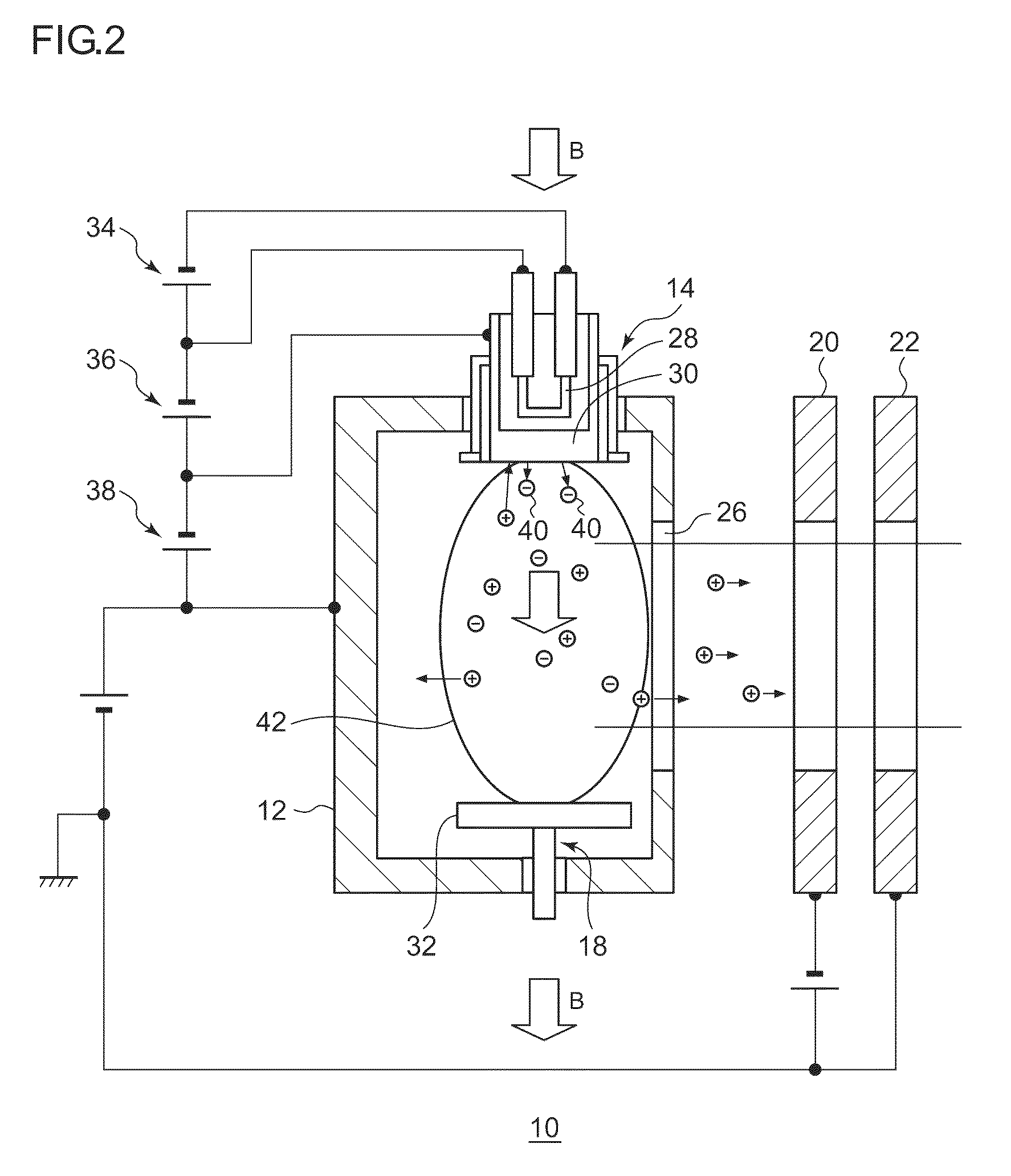 Ion generator and ion generating method