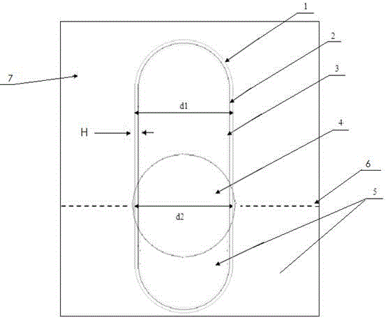 Processing method for printing circuit board semi-PTH groove