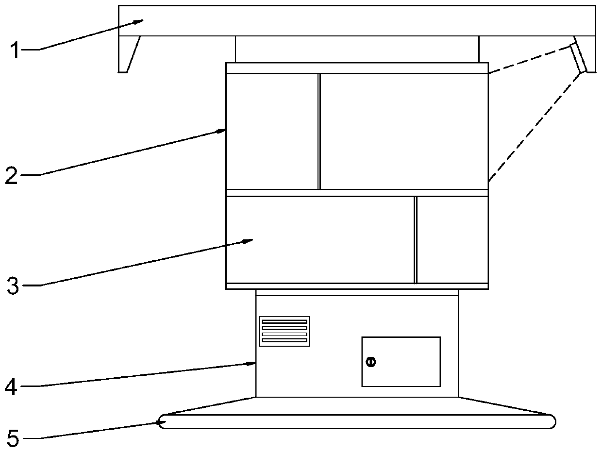 Mobile internet marketing advertising releasing terminal machine