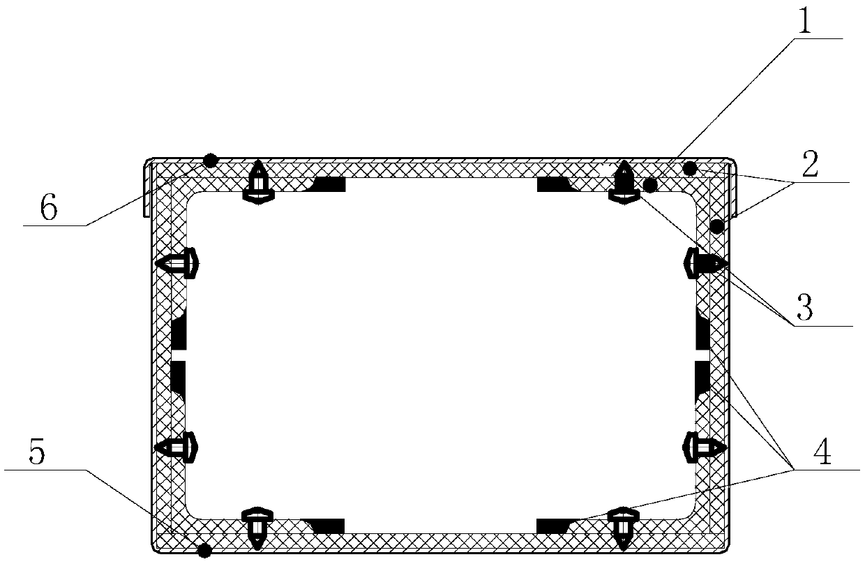 Fluorocarbon resin high-strength anti-corrosion bridge and preparation method thereof