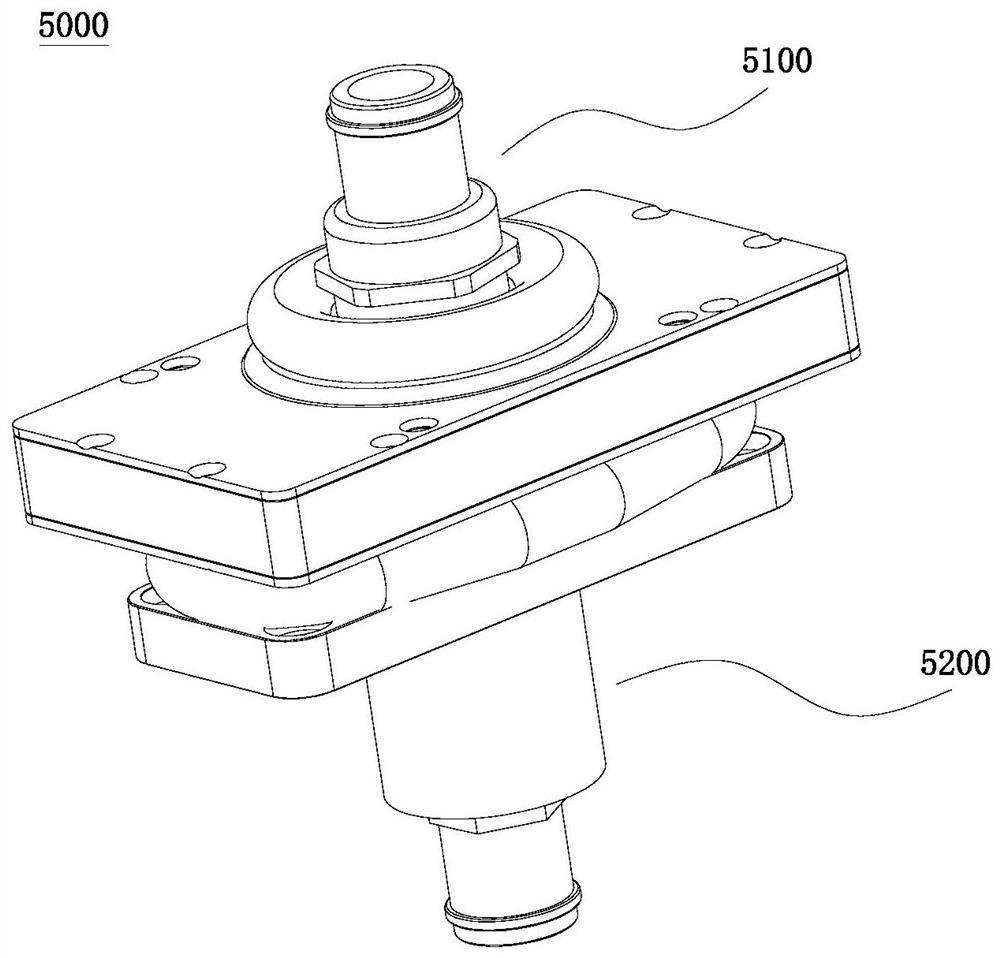 Vertical butt joint type vehicle end liquid cooling connecting device, battery mounting part and electric vehicle