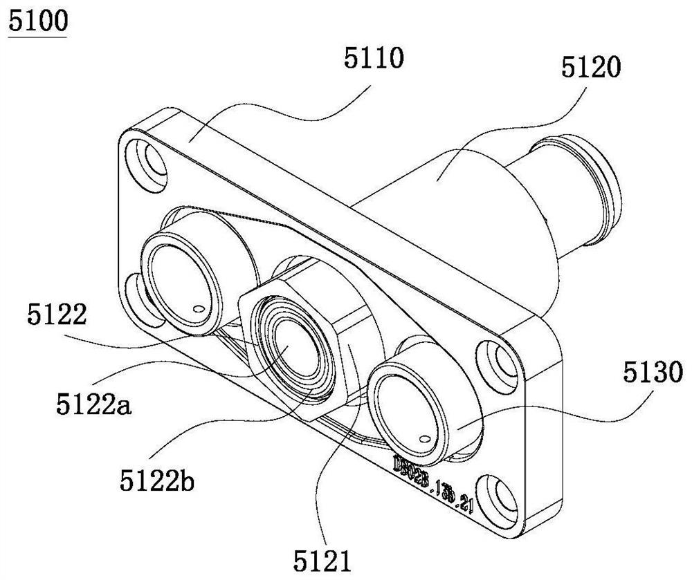 Vertical butt joint type vehicle end liquid cooling connecting device, battery mounting part and electric vehicle