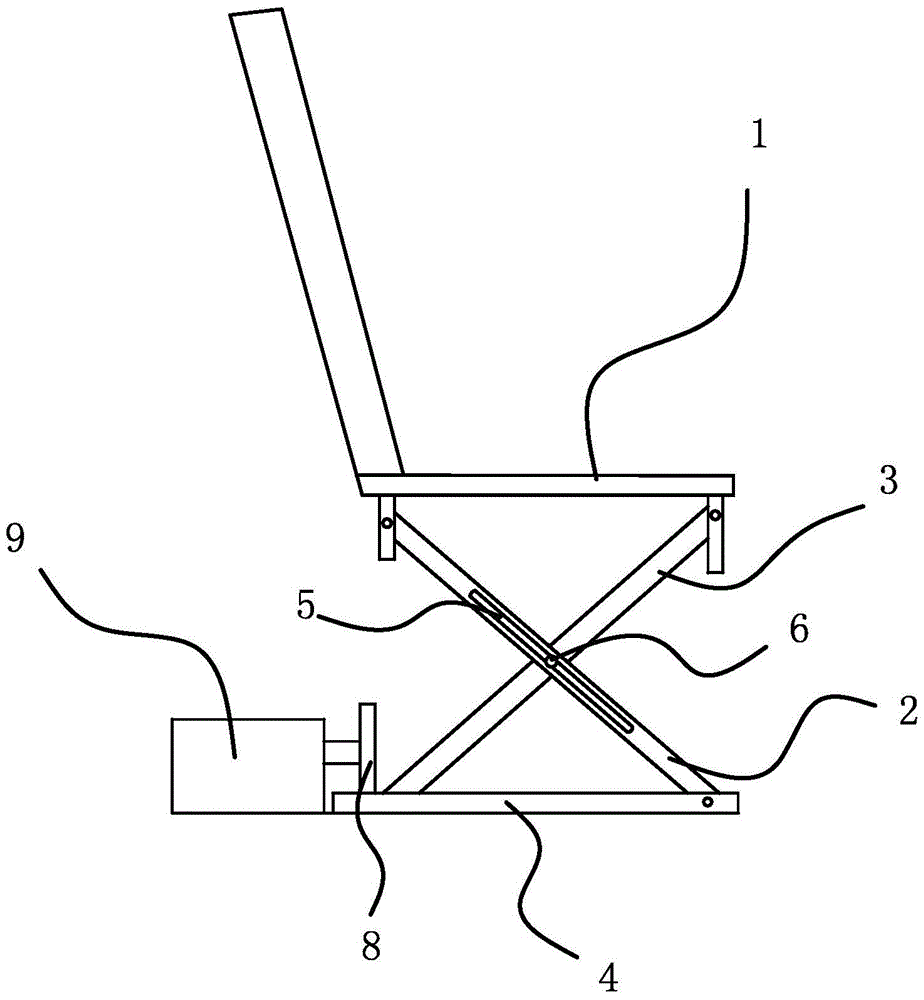 A car seat and a protective device having the car seat