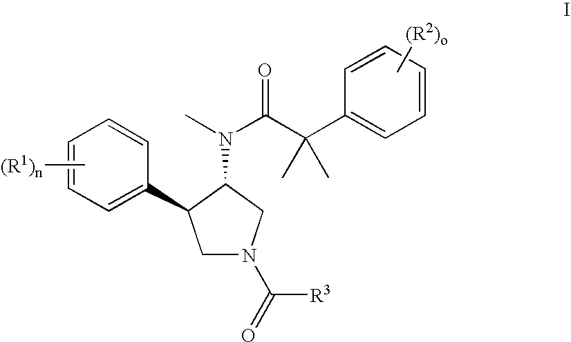 Pyrrolidine derivatives as dual NK1/NK3 receptor antagonists