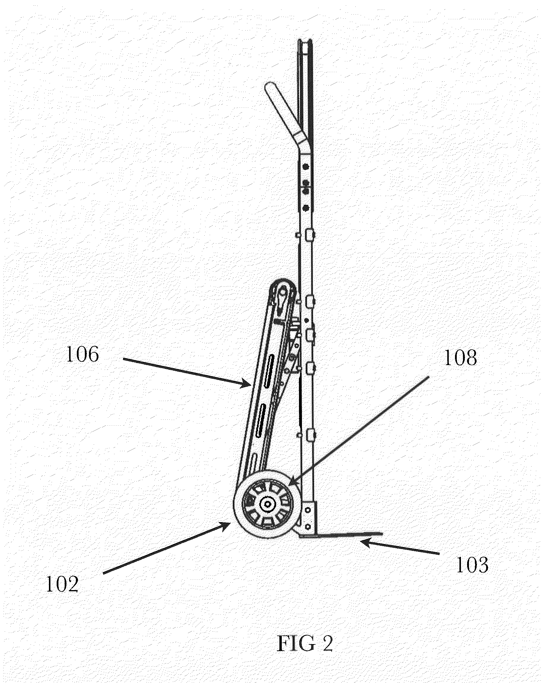 Stair traversing delivery apparatus