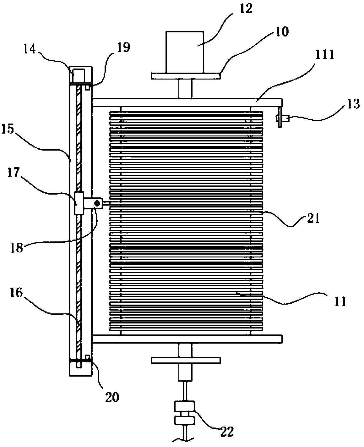 Automatic intermittent water supply device for electric power foundation construction