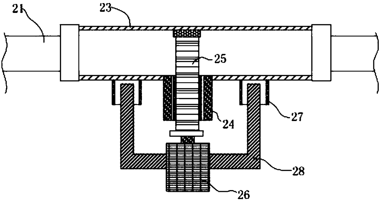 Automatic intermittent water supply device for electric power foundation construction