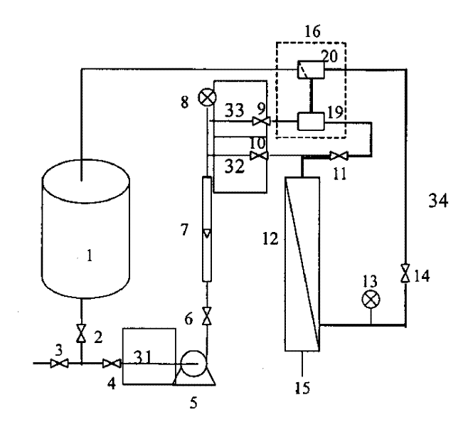 System of using soft spberical particles to proceed membrane cleaning and its cleaning method