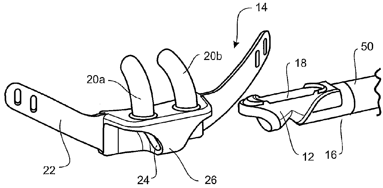 Nasal cannula assemblies and related parts