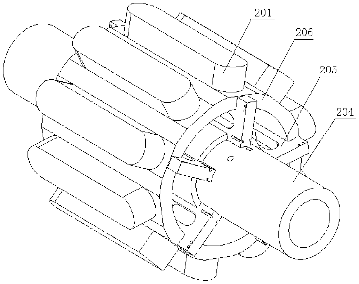 A large-capacity high-temperature superconducting motor