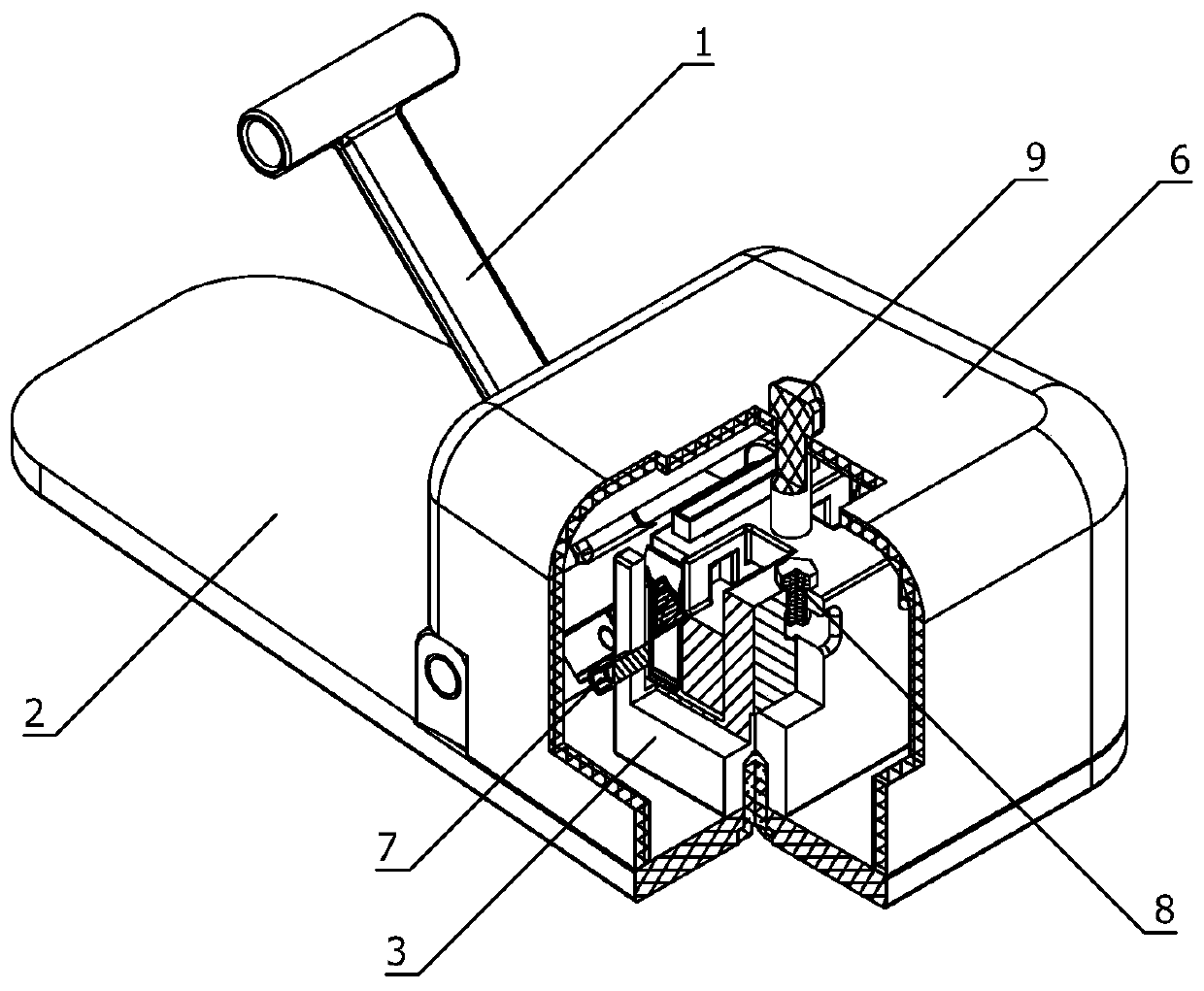 A safety switch knife for power distribution