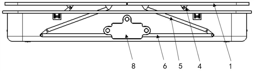 Split type charging port box for electric automobile