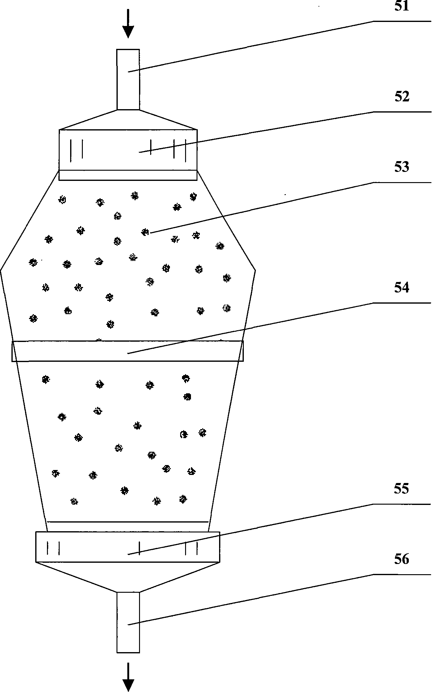Device for purifying blood and application thereof