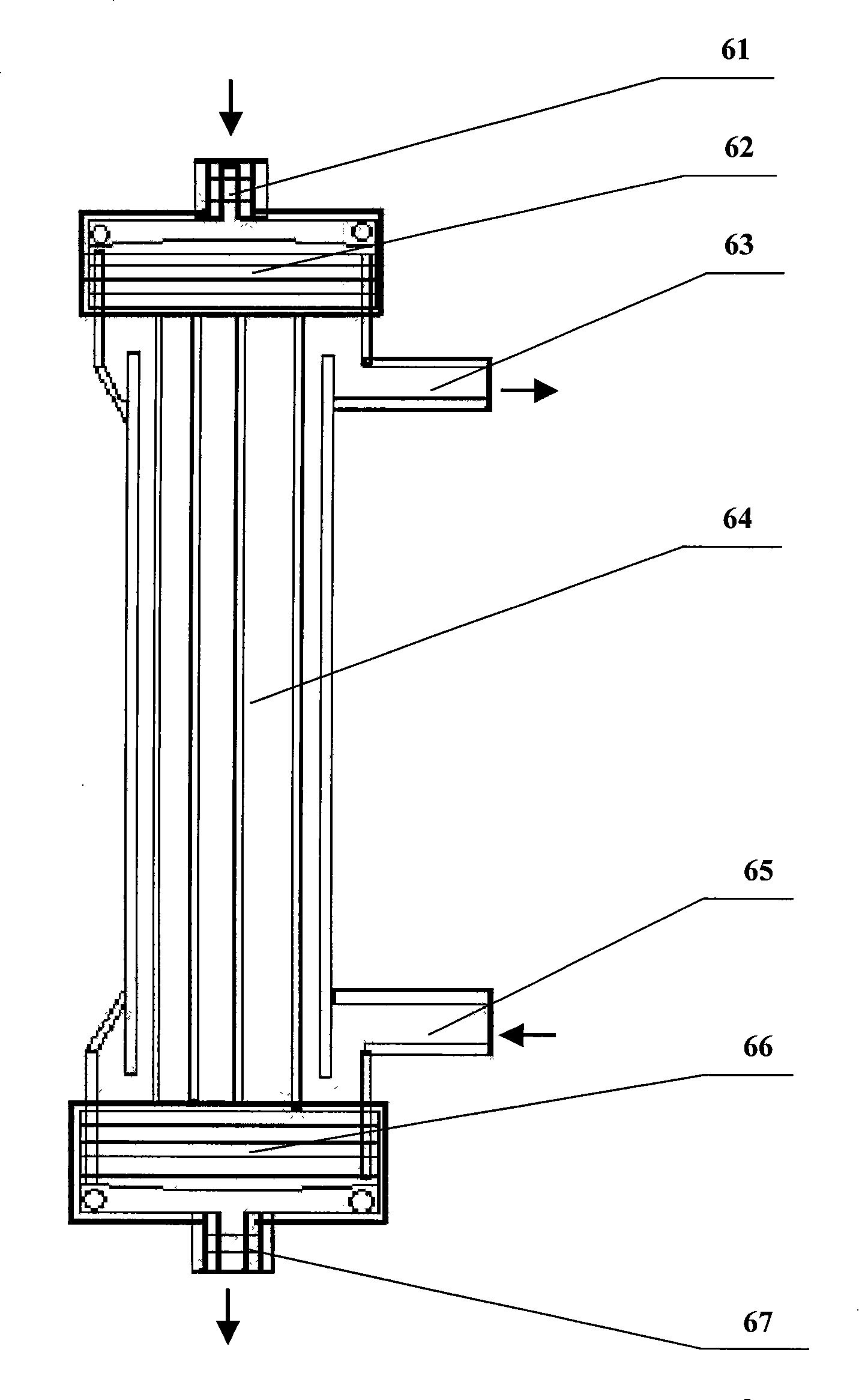 Device for purifying blood and application thereof